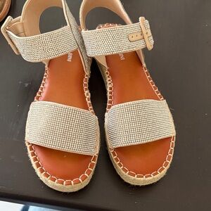 Gianni Bini Elegant Women's Sandals with Rhinestone Detailing